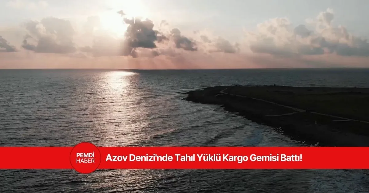 Azov Denizi'nde Tahıl Yüklü Kargo Gemisi Battı: Kayıplar Var
