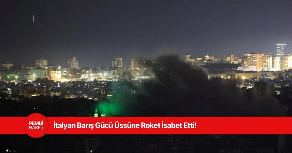 UNIFIL Şemaa üssü roket saldırısı İtalyan askerleri